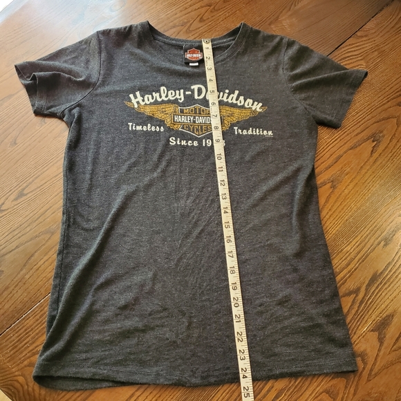Harley Davidson women's tee shirt grey large - Picture 13 of 13